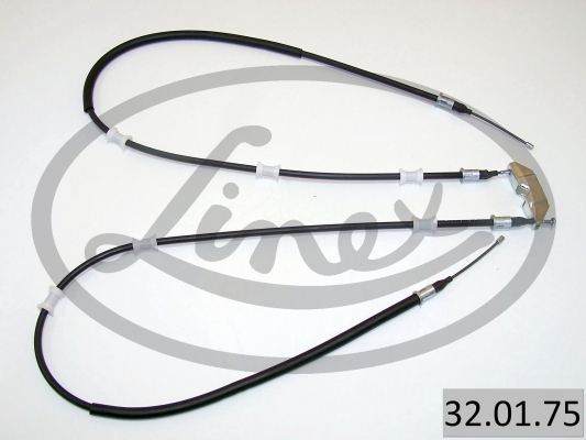 Тросик, cтояночный тормоз   32.01.75   LINEX