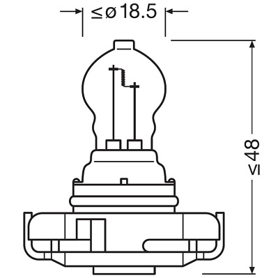 Лампа накаливания, фонарь указателя поворота 5202 ams-OSRAM #2