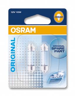 Лампа розжарювання, світильник салону   6411-02B   ams-OSRAM