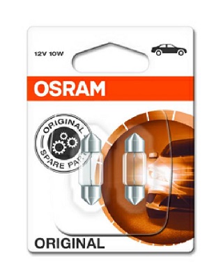 Лампа розжарювання, світильник салону   6438-02B   ams-OSRAM