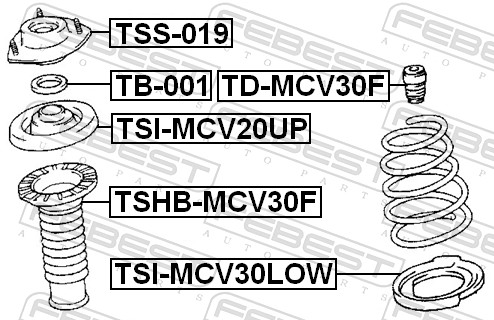 Буфер, амортизация TD-MCV30F FEBEST #1