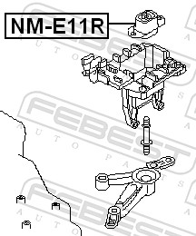 Опора, двигун NM-E11R FEBEST #1