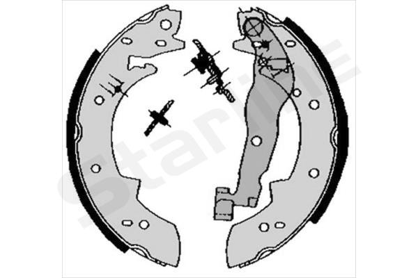 Комплект гальмівних колодок   BC 03330   STARLINE