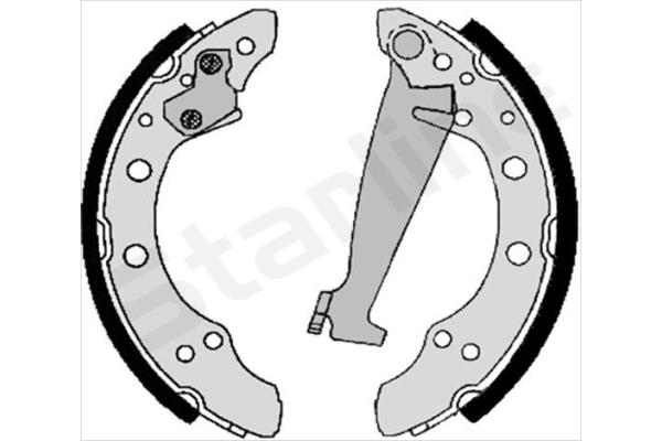 Комплект гальмівних колодок   BC 06830   STARLINE