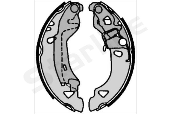 Комплект тормозных колодок   BC 07080   STARLINE