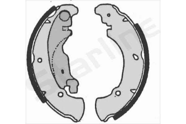 Комплект тормозных колодок   BC 07160   STARLINE