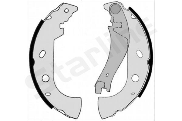 Комплект гальмівних колодок   BC 07250   STARLINE