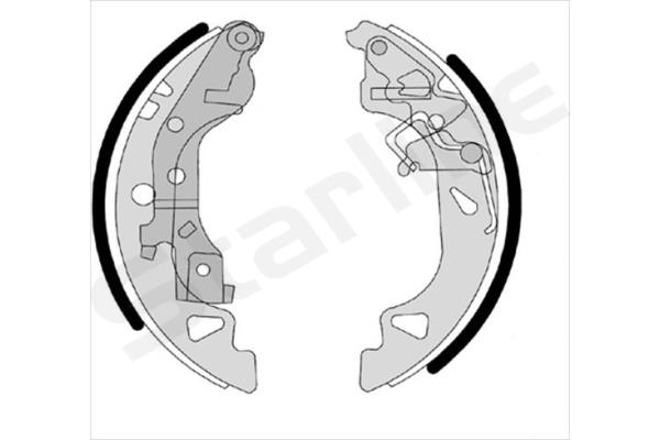 Комплект тормозных колодок   BC 07680   STARLINE