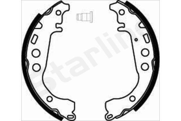 Комплект тормозных колодок   BC 07860   STARLINE