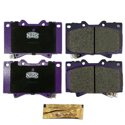 Комплект гальмівних накладок, дискове гальмо, NiBK PN1411 Комплект гальмівних накладок, дискове гальмо, NiBK PN1411