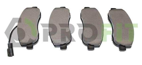 Комплект гальмівних накладок, дискове гальмо   5000-4347   PROFIT