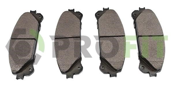Комплект гальмівних накладок, дискове гальмо   5000-4354   PROFIT