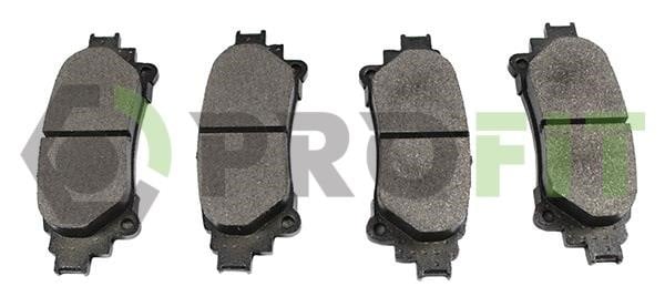 Комплект гальмівних накладок, дискове гальмо   5000-4395   PROFIT