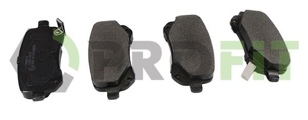 Комплект гальмівних накладок, дискове гальмо   5000-5017   PROFIT