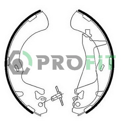 Комплект тормозных колодок   5001-0010   PROFIT