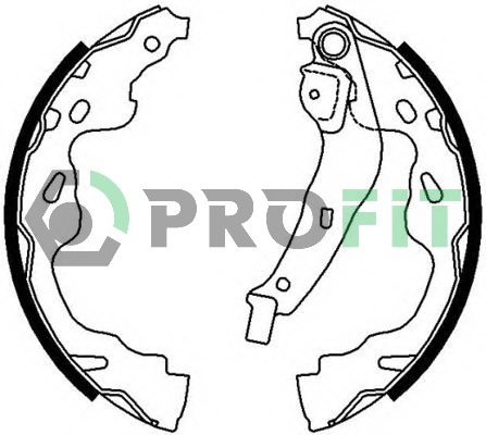 Комплект тормозных колодок   5001-0672   PROFIT
