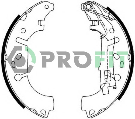 Комплект тормозных колодок   5001-0682   PROFIT