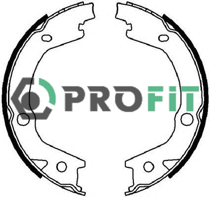 Комплект тормозных колодок   5001-4021   PROFIT