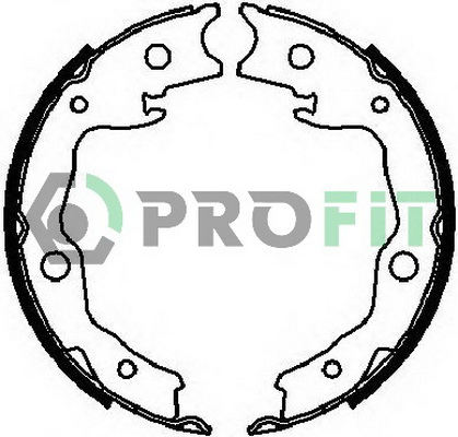 Комплект тормозных колодок   5001-4029   PROFIT