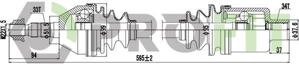 Приводной вал   2730-3071   PROFIT