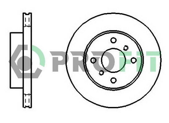 Тормозной диск   5010-0260   PROFIT