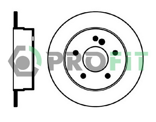 Тормозной диск   5010-0539   PROFIT