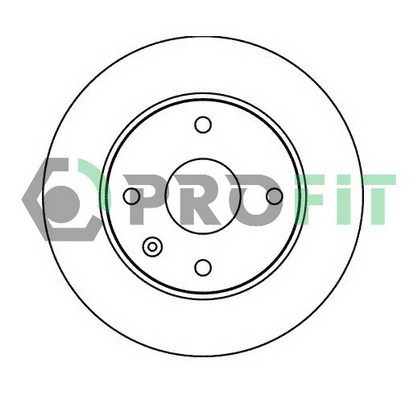 Тормозной диск   5010-1257   PROFIT