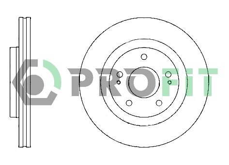 Тормозной диск   5010-1659   PROFIT