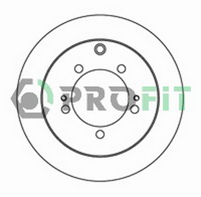 Гальмівний диск   5010-2018   PROFIT