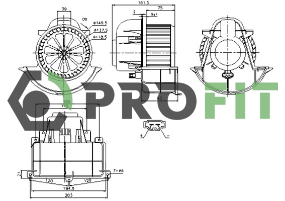 Компресор салону   1860-0005   PROFIT