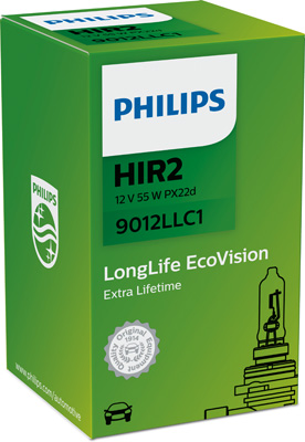 Лампа накаливания, фара дальнего света   9012LLC1   PHILIPS