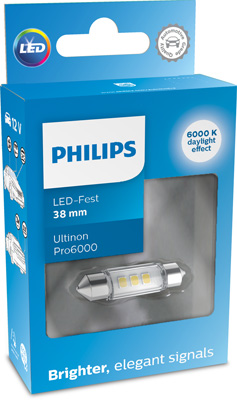 Лампа розжарювання, ліхтар номерного знака   11854CU60X1   PHILIPS