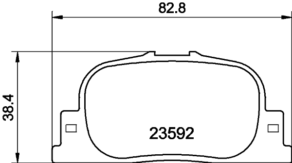 Комплект тормозных колодок, дисковый тормоз   NP1035   NISSHINBO