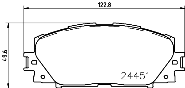 Комплект тормозных колодок, дисковый тормоз   NP1053   NISSHINBO