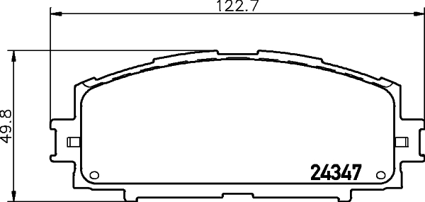 Комплект тормозных колодок, дисковый тормоз   NP1128   NISSHINBO