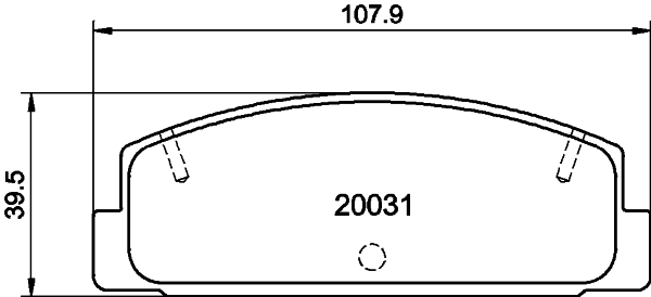 Комплект тормозных колодок, дисковый тормоз   NP5004   NISSHINBO