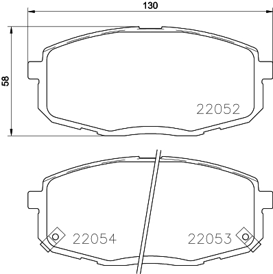 Комплект тормозных колодок, дисковый тормоз   NP6095   NISSHINBO