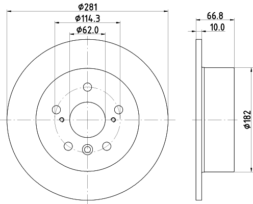 Тормозной диск   ND1077K   NISSHINBO