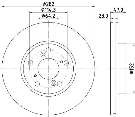 Тормозной диск   ND8027K   NISSHINBO