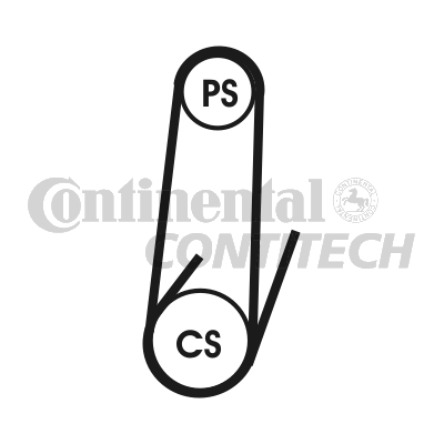 Поликлиновой ремень   4PK1102 ELAST   CONTINENTAL CTAM BR