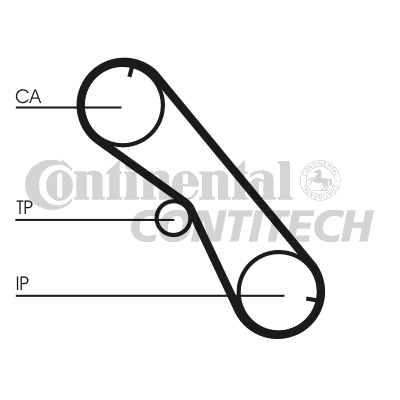 Зубчастий ремінь   CT1089   CONTINENTAL CTAM BR