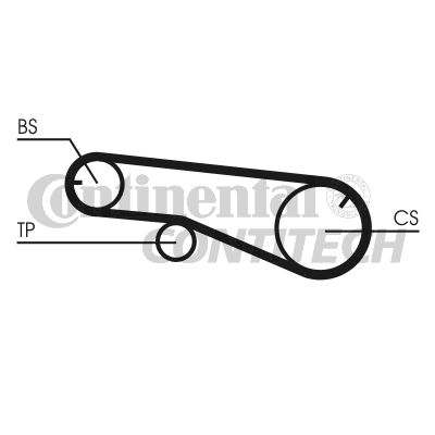 Зубчастий ремінь   CT1109   CONTINENTAL CTAM BR