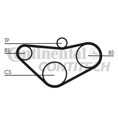 Зубчатый ремень   CT800   CONTINENTAL CTAM BR