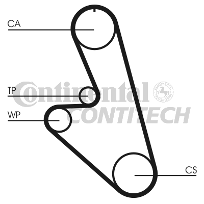 Зубчастий ремінь   CT959   CONTINENTAL CTAM BR