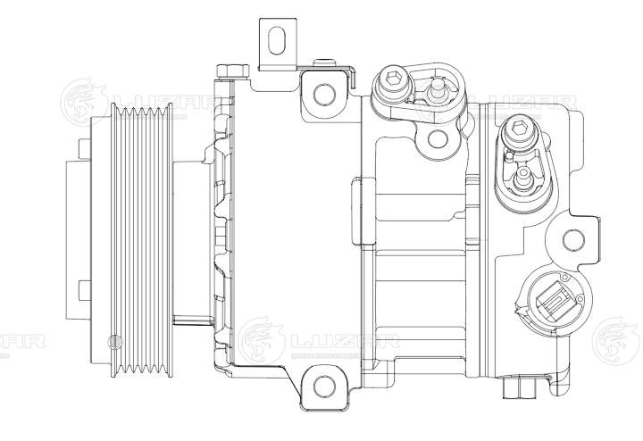 Компрессор, кондиционер LCAC 0820 LUZAR #2