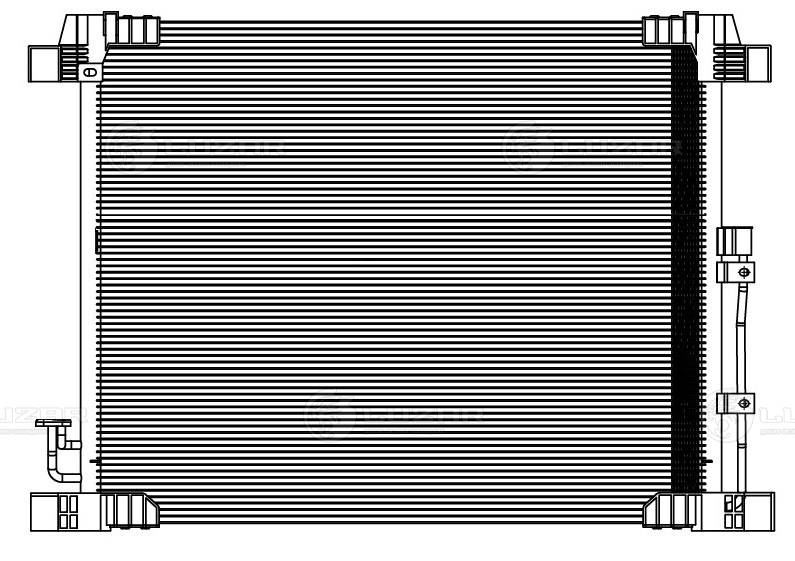 Конденсатор, система кондиціонування повітря LRAC 14F0A LUZAR #2