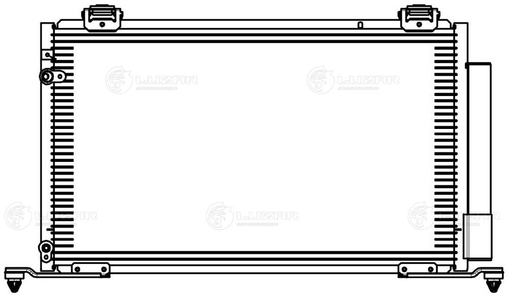 Конденсатор, система кондиціонування повітря LRAC 1908 LUZAR #2