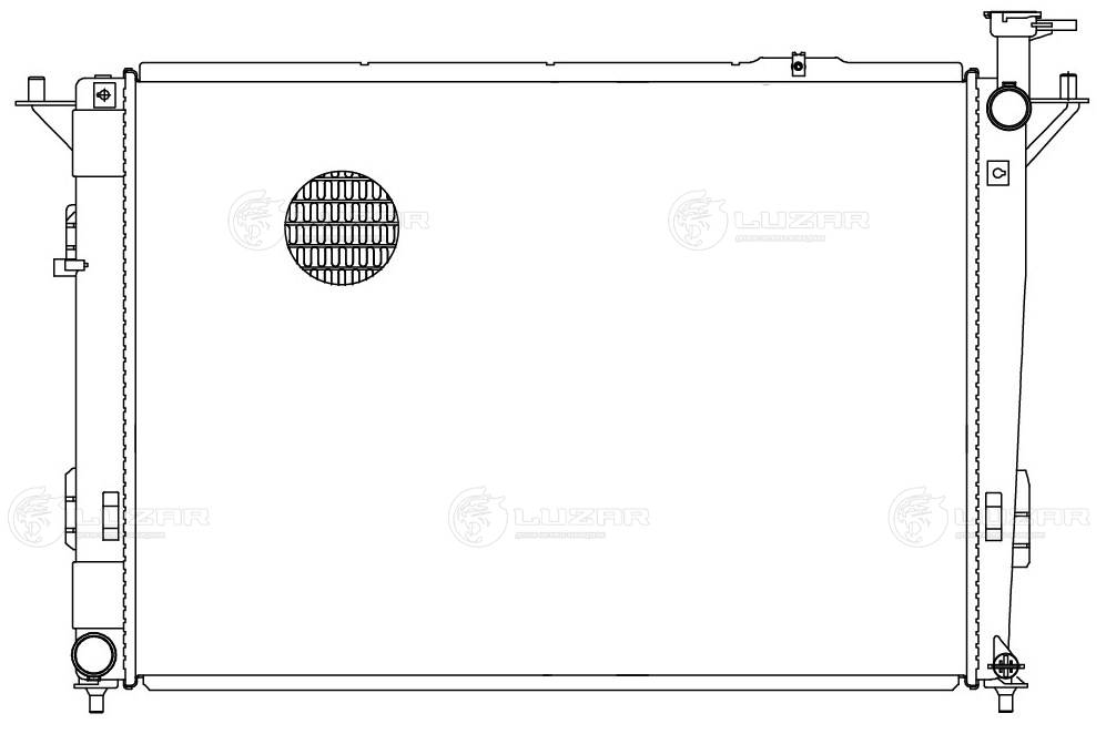 Радіатор, система охолодження двигуна LRc 08B2 LUZAR #2