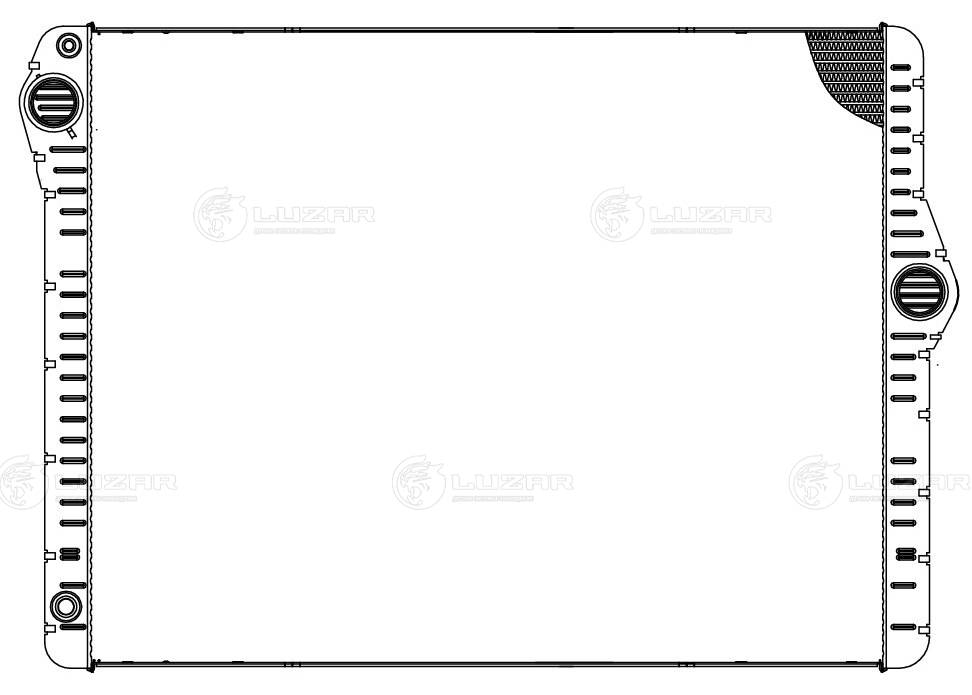 Радиатор, охлаждение двигателя LRc 26113 LUZAR #2