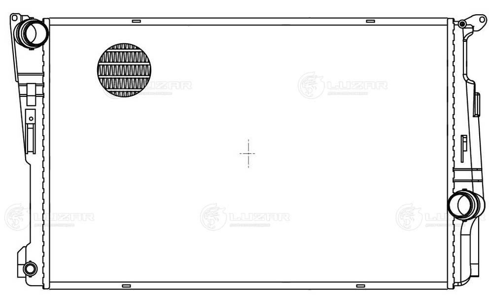 Радіатор, система охолодження двигуна   LRc 26181   LUZAR
